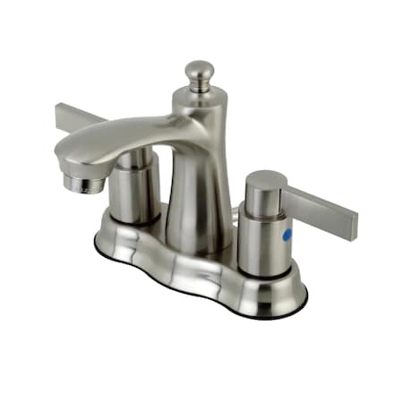 Nuvofusion FB7618NDL 4-Inch Centerset Bathroom Faucet with Retail Pop-Up FB7618NDL